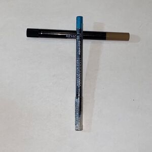 Make Up For Ever Aqua Eyes Eyeliner And Revlon Colorstay Waterproof Eyebro New
